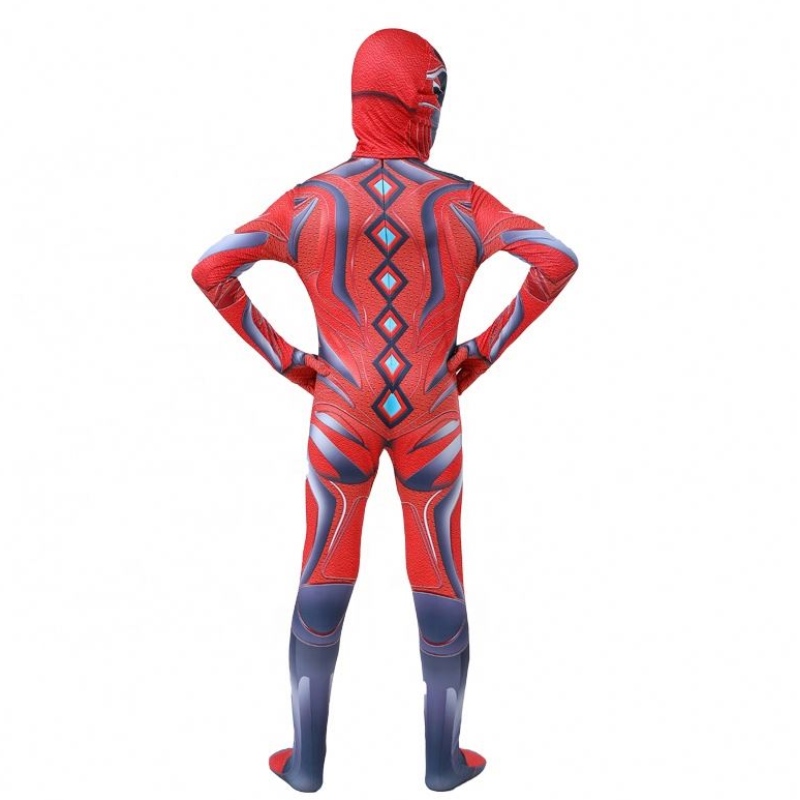 Plusieurs couleurs cinq bête à sauts en combinaison halloween carnaval cosplay power ranger costume for kids garçons