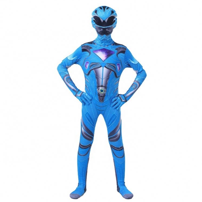 TV de haute qualité&movie Costumes adultes Halloween Party Cosplay Five Beast Power Ranger Zentai Suit pour les enfants