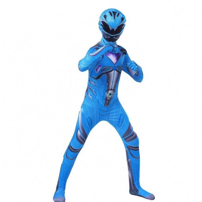 TV de haute qualité&movie Costumes adultes Halloween Party Cosplay Five Beast Power Ranger Zentai Suit pour les enfants