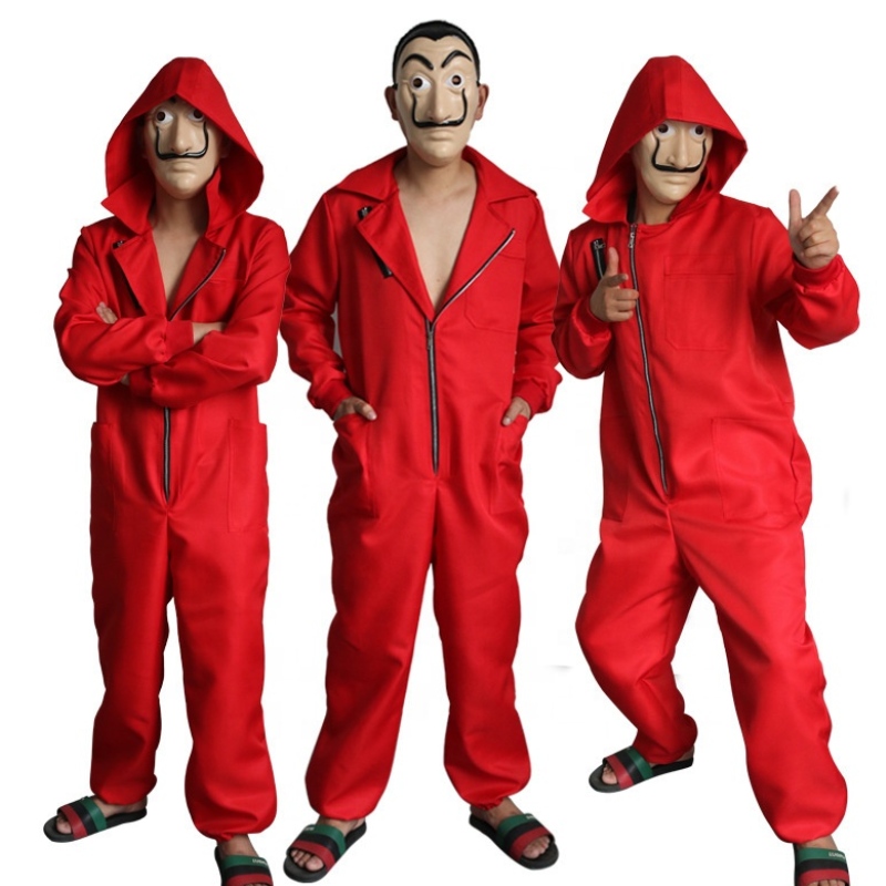 Salvador Dali film Costume Money Heist the House of Paper La Casa de Papel Cosplay Halloween Party Costumes