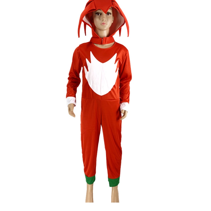 Garçon fille sonic hérisson costume sonique costume kids halloween fête jeu cosplay enfants bleu sonic saut combinaison