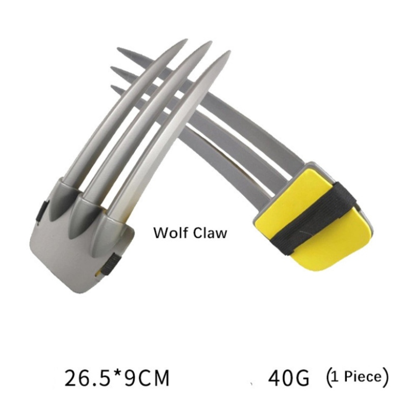 Wolverine Plastic Claw Faspiecepie avec Arme Halloween Cosplay Party Toys