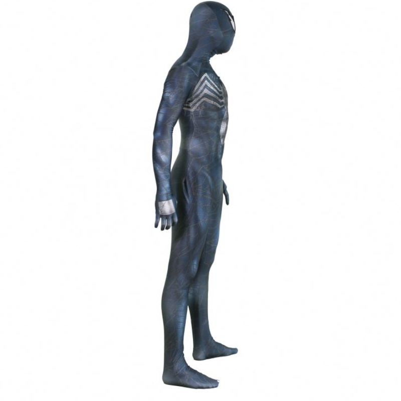 Black Zentai Suit Halloween Carnival Birthday Party Nomalty&Utilisation spéciale Symbiote Spiderman Venom Costume