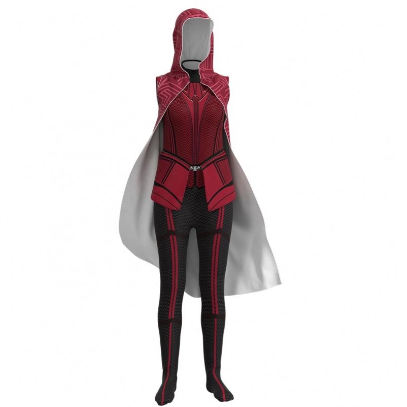 Costumes Hot TV&Movie Adultes Halloween Costumes Cosplay Wanda Vision Wanda Scarlet Witch Costumes