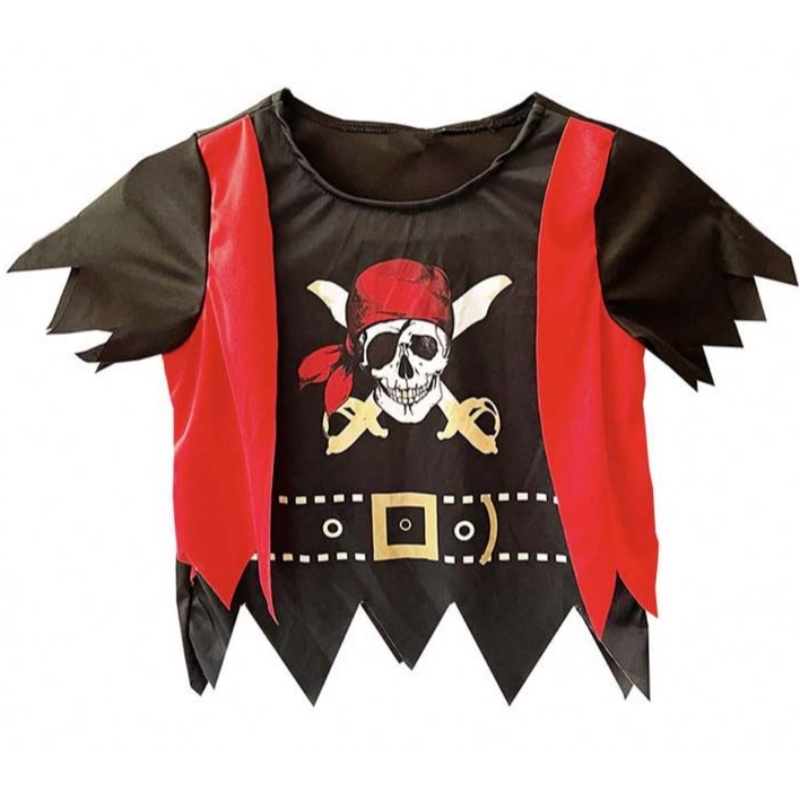 Halloween Role Play Dress Up Boys Kids Kids Pirate Costume avec eyepatch Pirate Cutlas DGHC-079