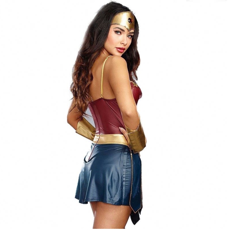 2021 Party Sexy Wonder Woman Halloween Costume pour adulte