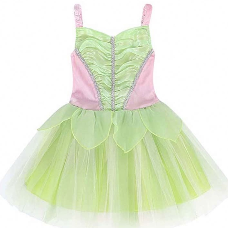 Halloween Cosplay Baby Girls Party Christmas Fleur Fair Fairy Tinker Bell Tenue de papillons Wings Set HCTB-005