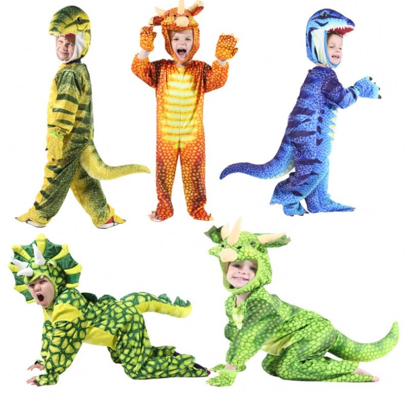 Kids Dinosaur Costume Halloween Party Cosplay Mascot Mascot Animal Clothes Role Play