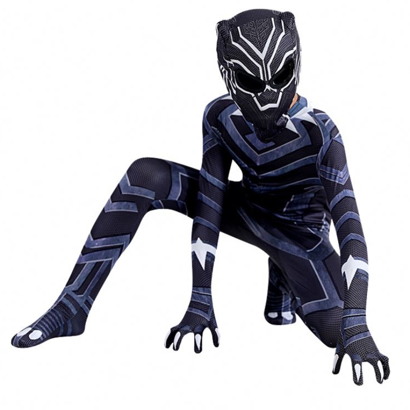 Costume Costume Cosplay Vêtements Black Panther BodySuit Marvel Superhero Costumes Party