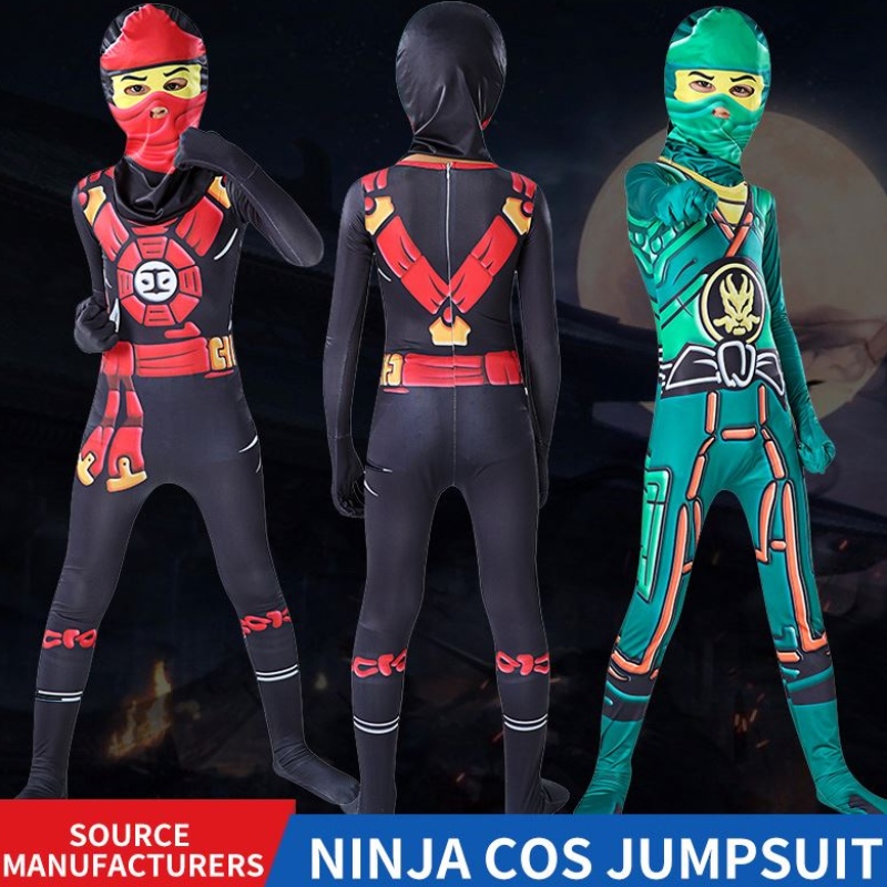 Fournisseurs de costumes d'Halloween en gros Japon Ninja BodySuit Cosplames Costumes