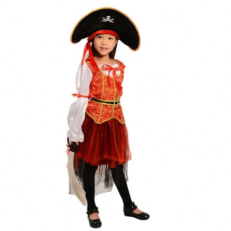 2022 Girl Kid Play Play Dress Up Pirates of the Caribbean Costume HCVM-006