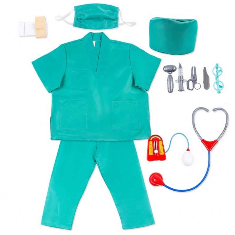 Kid Children Profession Cosplay Nurse infirmière de carrière Vet Kid Doctor Costume HCBC-003