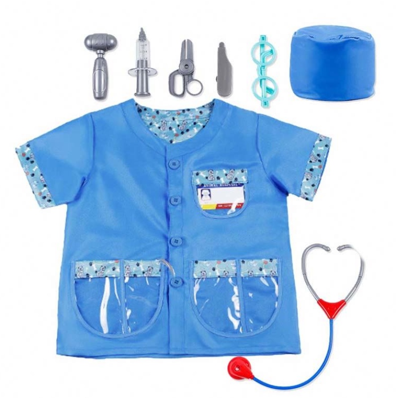 Kid Children Profession Cosplay Nurse infirmière de carrière Vet Kid Doctor Costume HCBC-003