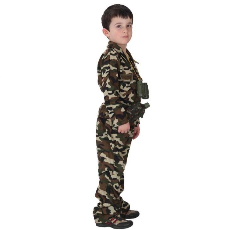 Boys soldats costume uniforme militaire costume de l'armée pour enfants HCBC-010