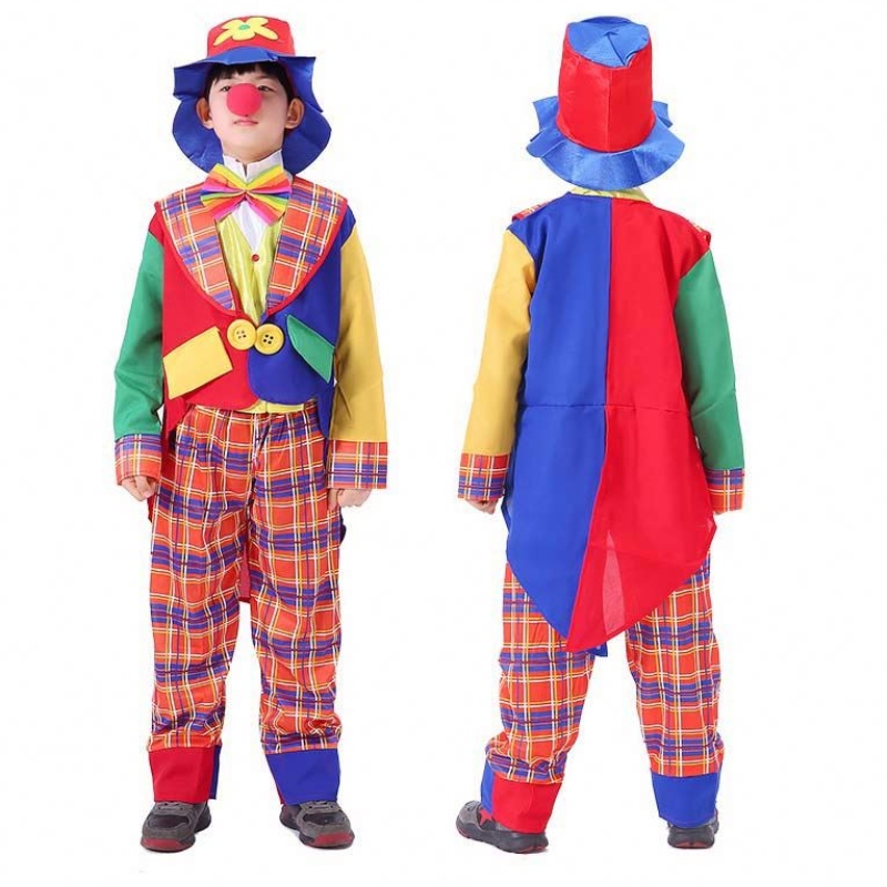 Halloween Kid Holiday Variété drôle de costume complet costume cosplay vêtements de clown costume hcbc-027