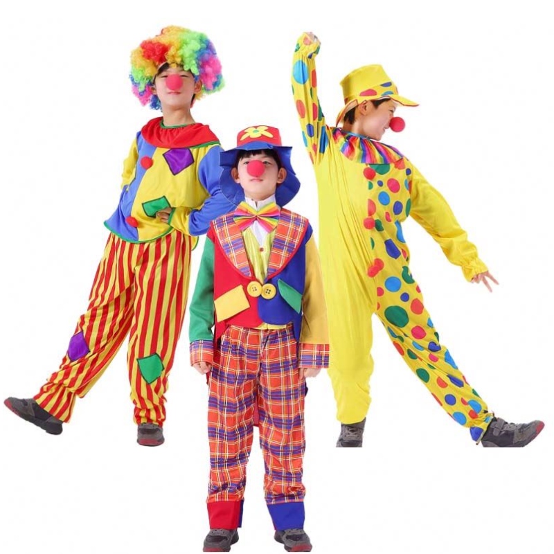 Halloween Kid Holiday Variété drôle de costume complet costume cosplay vêtements de clown costume hcbc-027