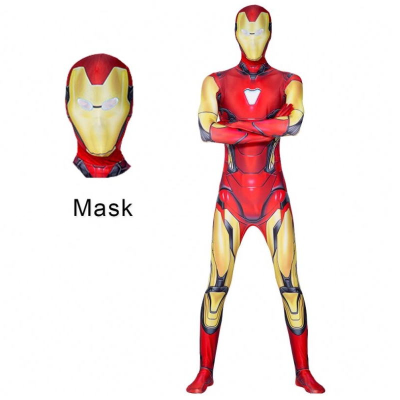 Halloween Ironman Costume avec enfants adultes Endgame Superheroes enfants costume costume de carnaval pour enfants adultes