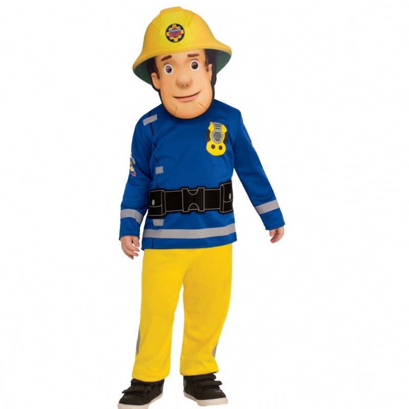 Fireman Sam Small Rescue Children Play Performances Habill Up Tinfit Kids Cosplay Halloween Costumes