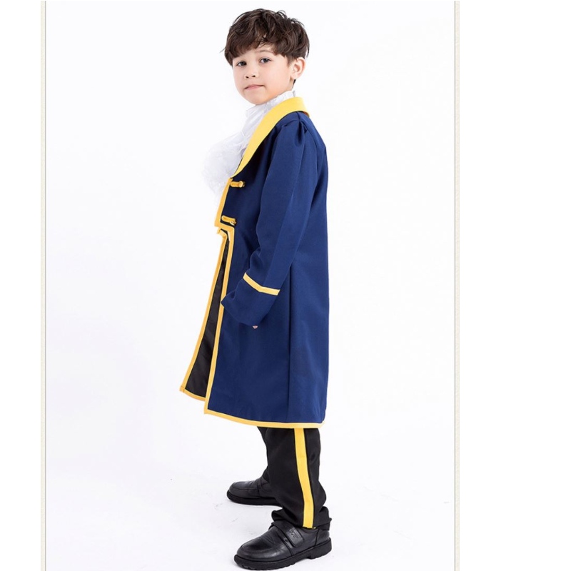 Kids Beauty and the Beast Cosplay Costume Halloween Party Men Boys Fancy Dishing Movie Prince \\\\ Costume