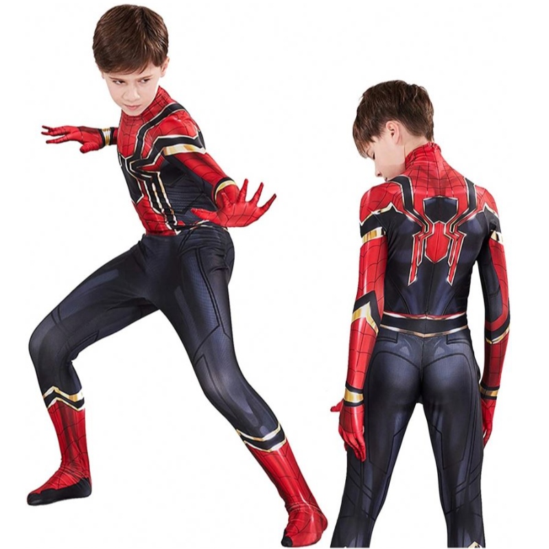 Kids Halloween Costume compatible super-héros Spiderman costume costume kidards fête cosplay 3d style meilleur cadeau