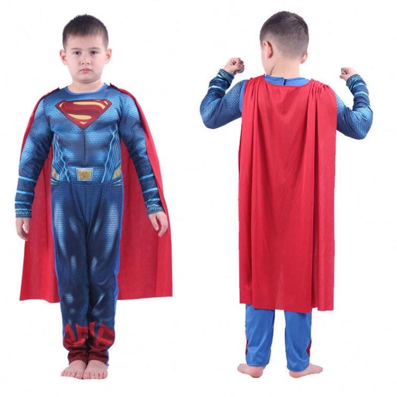 Halloween Cosplay Party Fancy Dishing Kids Super Hero Superhero Muscle Costume Enfants Super Man Vêtements