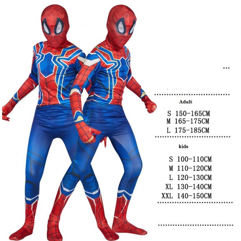 Costume pour enfants Costume de super-héros compatible - Suites Costumes de costume Halloween Kids Costumes 3D Spiderman Spiderman pour les enfants