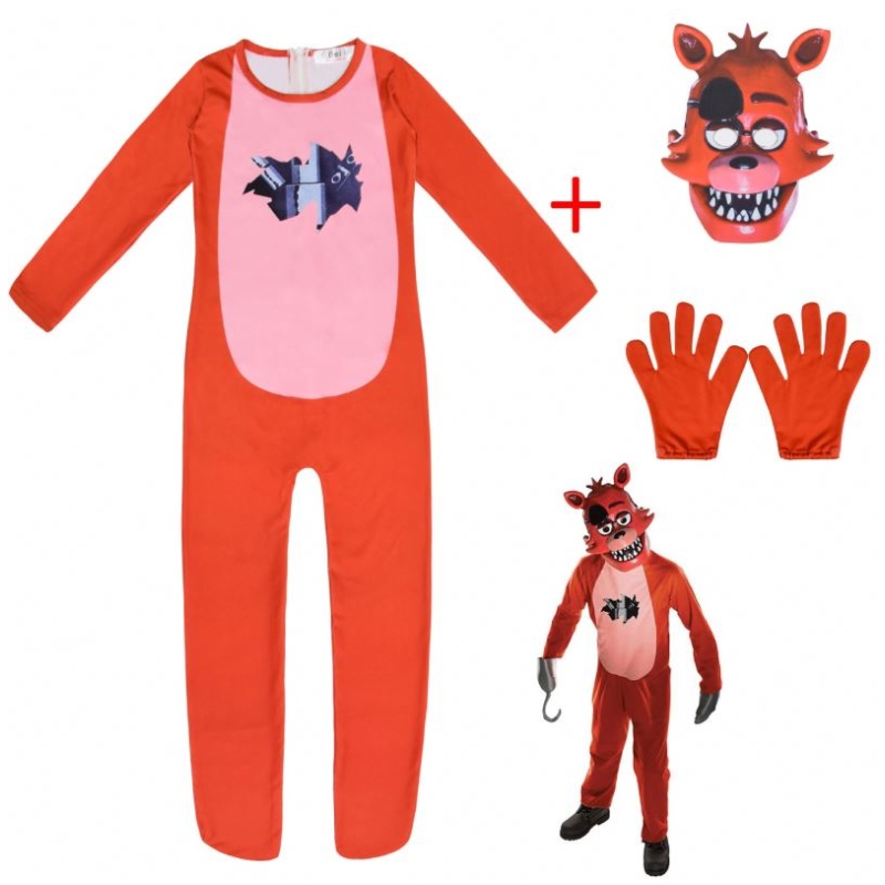 Kids Boys Girls Anime Cosplay Halloween Costume Horror BodySuit Cosplay Jumps Courstes