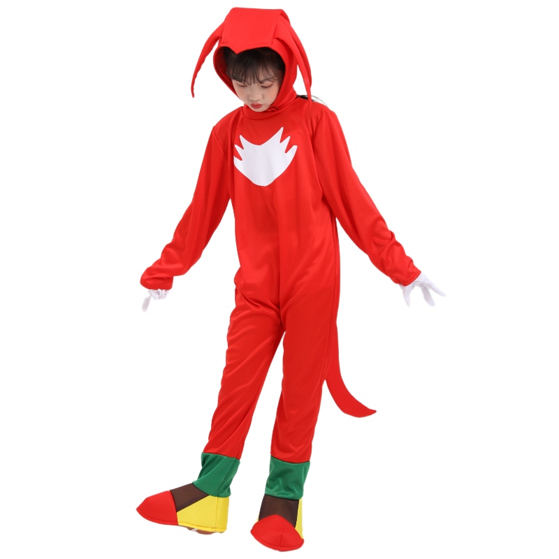 Costumes de performance de scène pour enfants Costume d'Halloween rouge sonore pour enfants