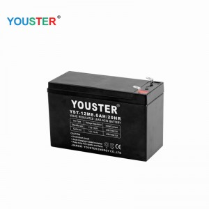 YouSter Maintenance à haute capacité Free12V8.0AH Batterie solaire scellée Batterie d\'acide de plomb USP
