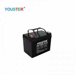 Batterie à cycle profond de stockage d\'énergie solaire 12v33ah batterie au plomb - acide