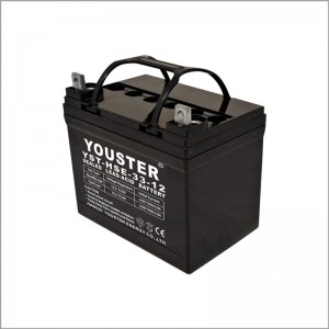 Agm de vente directe d\'usine 12V33AH Long Life Batteau à cycle de plomb profond du système solaire