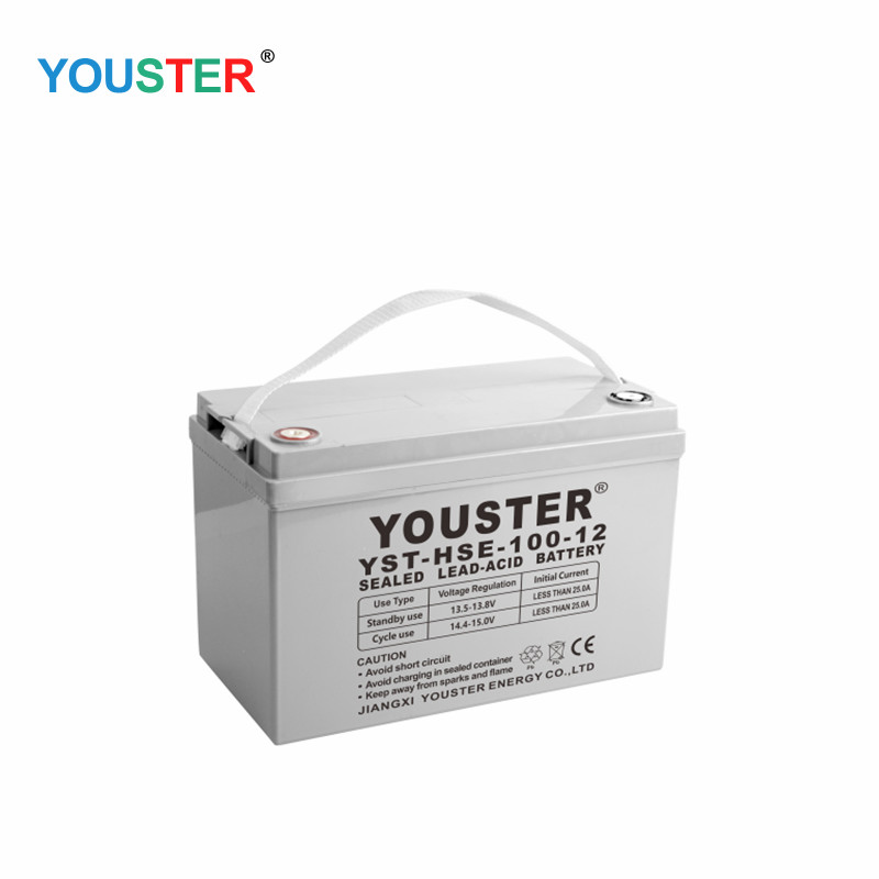 YouSter AGM Deep Cycle Gel Acid Acid Inverter 12V200AH Gel Solar Battery pour usage domestique