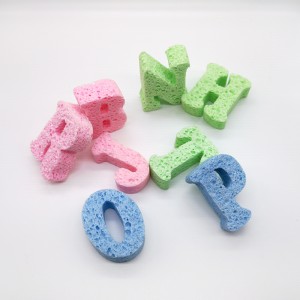 Ensemble d\'éponges de bain éponge naturelle de cellulose pour enfants massage du corps éponge naturelle d\'Exfoliation du bain de mer