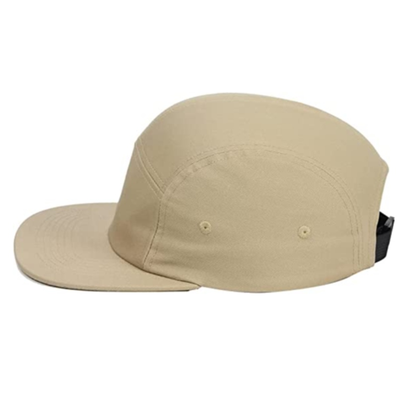 LOGO broderie 3D logo personnalisé nouveau design sans structure tente basse plate blanche nylon 5 chapeau de bord