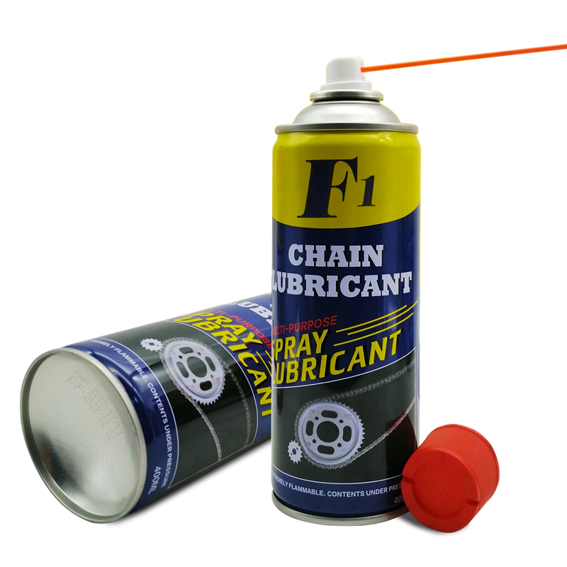 Fabricant F1 Spray de lubrifiant de chaîne Spray de lubrifiant anti - rouille Spray de lubrifiant pénétrant