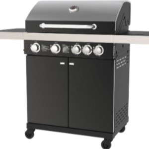 Hot - Sell Garden Gas grill OEM Gas and Charcoal grill with cabinet, Wheel, Stainless Steel Gas Grill