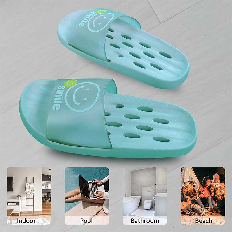 Chaussures de douche pour hommes femmes, séchage rapide de piscinenon glissante glisse de sandales de plage avec des pantoufles de trous de drainage