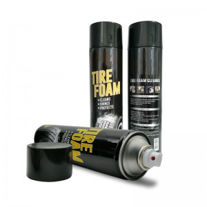 Tire Shine mousse Nettoyer pour lenettoyeur de voiture longue durée de la brillance de haute qualité Protection