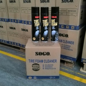 Tire Shine mousse Nettoyer pour lenettoyeur de voiture longue durée de la brillance de haute qualité Protection