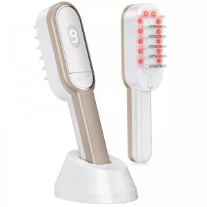 Oabes Hair Care Comb laser Hair Growth Comb Scalp Massage Comb with Multi - functional Phototherapy for Anti - hair Loss control oil.