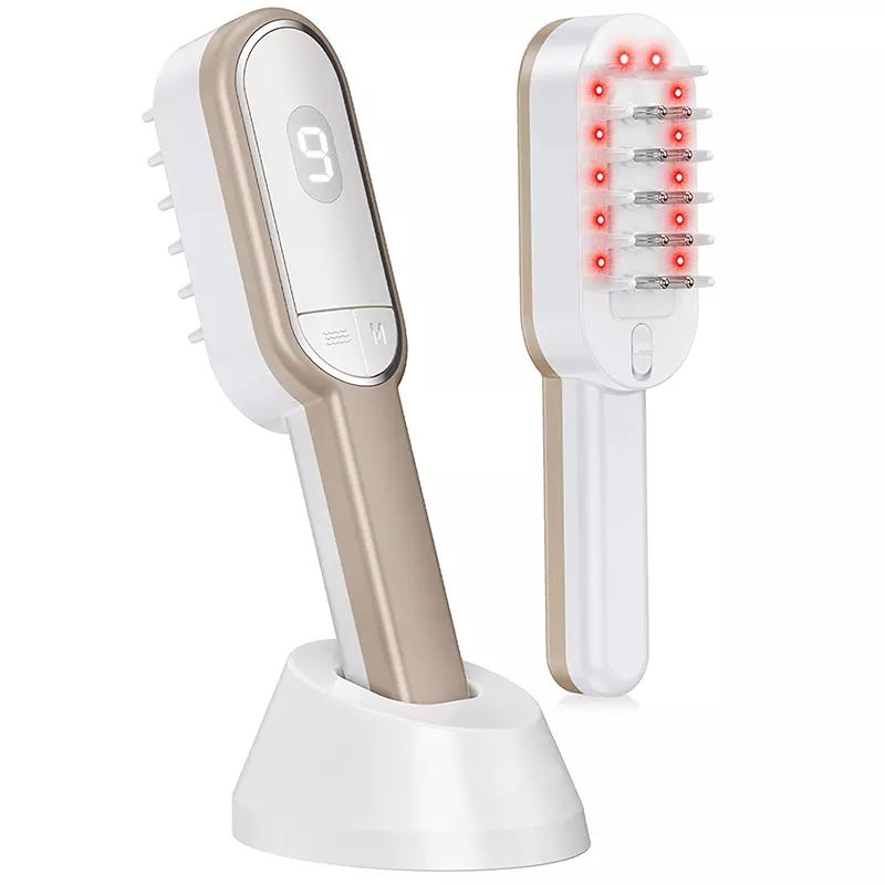 Oabes Hair Care Comb laser Hair Growth Comb Scalp Massage Comb with Multi - functional Phototherapy for Anti - hair Loss control oil.