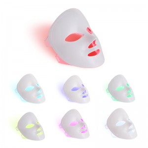 7 couleurs Light Portable Face LED Mask Mask Therapy Thérapie pour usage domestique, LEDPHAPY THÉRAPIE MASCHE DE SAYENS DE DROIT FACIAL - BLUE&RED LUMIÈRE POUR LE MASSE PHOTON D\'ACNE - TECHNOLOGIE DE LA CORÉE PDT pour la réduction ...