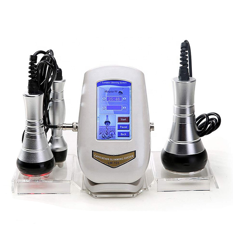 Machine de minceur de cavitation 40K RF, machine de masseur de visage portable Portable Facial Skin Corps Tools Rendress