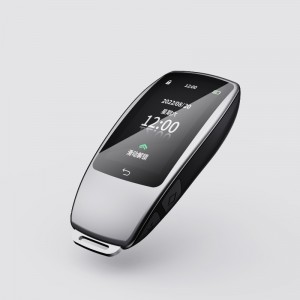 Clé de voiture télécommandée intelligente, mise àniveau de l\'entrée sans clé compatible avec le moteur Push Start, LCD Affichage automatique Lock&Déverrouiller, le tout dans une clé de remplacement du matériel FOB, le logo de ...