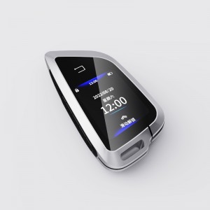 Clé de voiture LCD intelligente, entrée sans clé de mise àniveau, verrouillage automatique&Déverrouiller le démarreur de voiture à distance, les accessoires anti-vol de remplacement FOB Key, Affichage du logo du véhicule