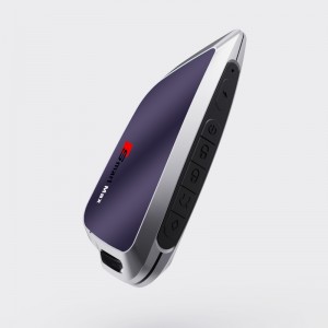 Clé de voiture Smart LCD, entrée sans clé de mise àniveau, touche de voiture violette Verrouille automatique&Déverrouiller le démarreur de voiture à distance, les accessoires anti-vol de remplacement FOB Key, Affichage du logo du ...