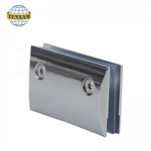 Pince en verre cambrée à double trou de 0 degré