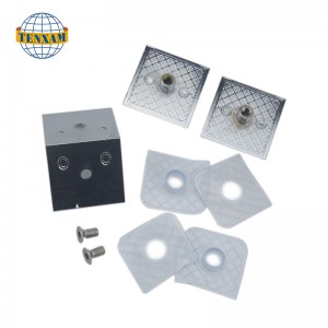 Pince de fixation à 90 degrés à double face