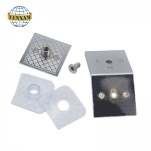 Pince de fixation de 135 degrés incurvé unique