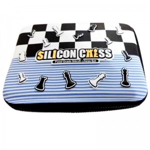 Silicone Chess Educational Toys Game Silicone Chess Board and Pieces Set